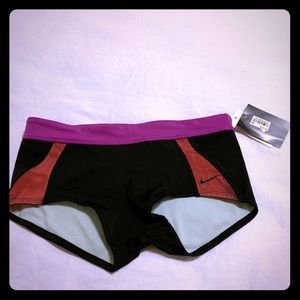 Nike cosmic purple swim boyshort